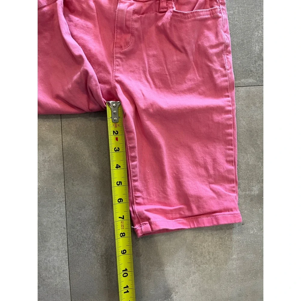 The Children's Place Girls Pink Bermuda Denim Shorts Size 10 - B034